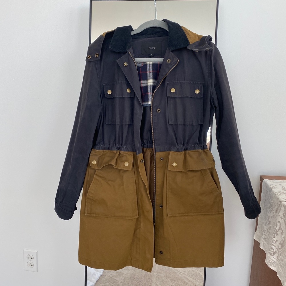J.Crew Color Block Canvas Field Jacket